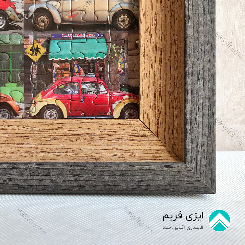پازل با قاب ساده