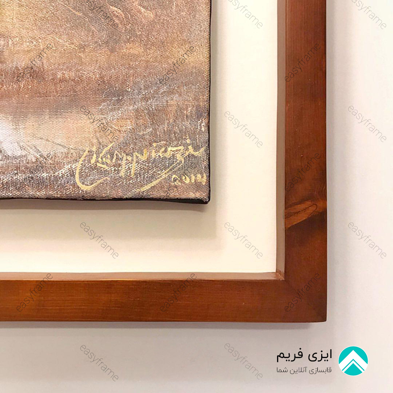 جزئیات اثر منظره استاد منوچهر نیازی