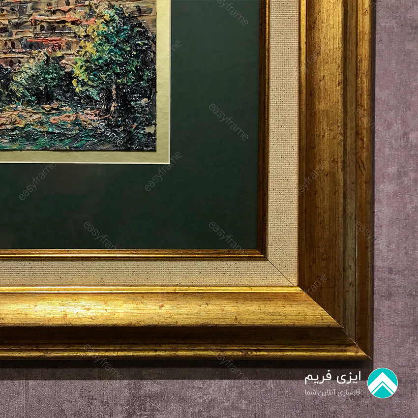 جزئیات اثر ماسوله رنگ روغن منوچهر نیازی 
