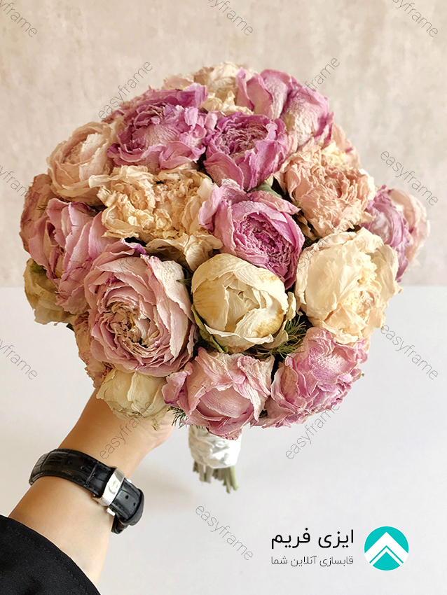 یادگاری باکس دسته گل عروسی 