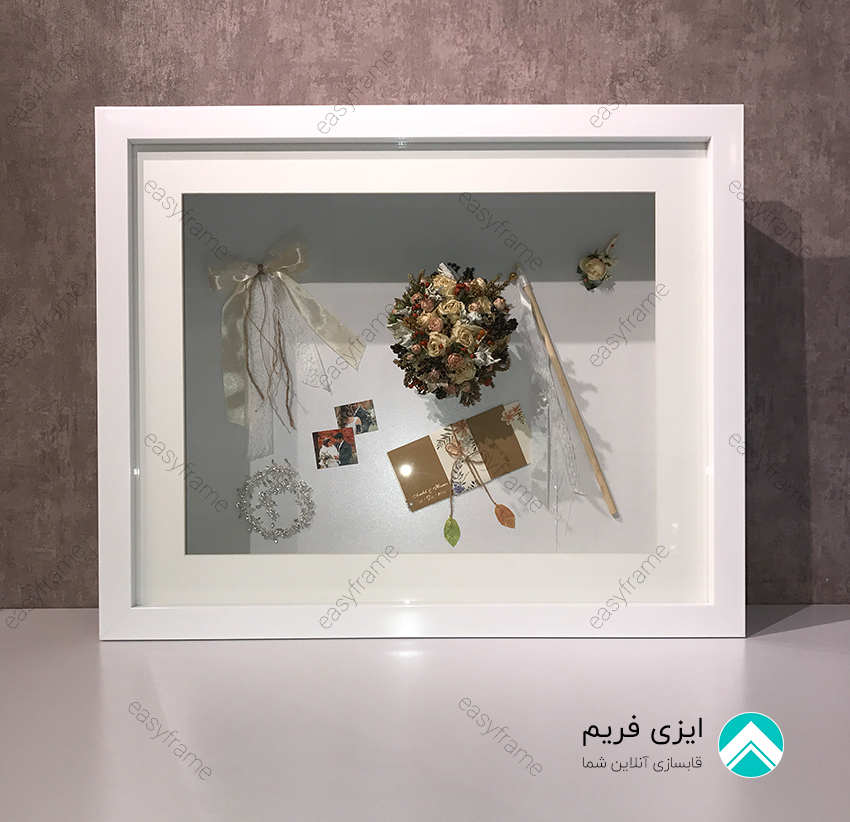 یادگاری باکس دسته گل عروسی 